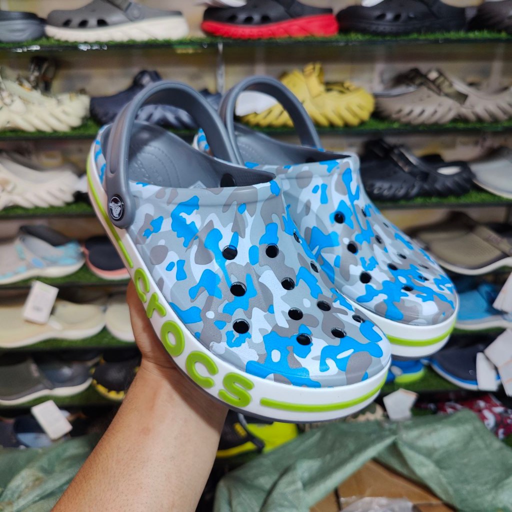 รองเท้า Croccs BayaBand Clog หิวนอก ถูก กว่าshop รองเท้าแตะ หัวโต นิ่ม เบา ใส่สบาย