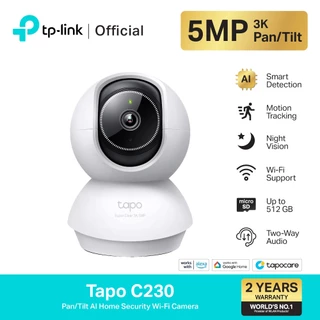 TP-Link Tapo C230 กล้องไวไฟ 3K 5MP มี AI ตรวจจับ คมชัดพิเศษ Pan/Tilt AI Home Security Wi-Fi Camera มองเห็นชัดแม้แสงน้อย