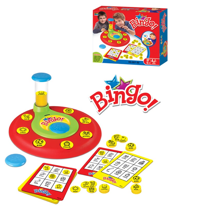 เกมบิงโก Bingo บอร์ดเกม เรียนรู้คำศัพท์ภาษาอังกฤษ เล่นได้ 2-4 คน เล่นกลุ่มเพื่อน ครอบครัว ของเล่นเสร