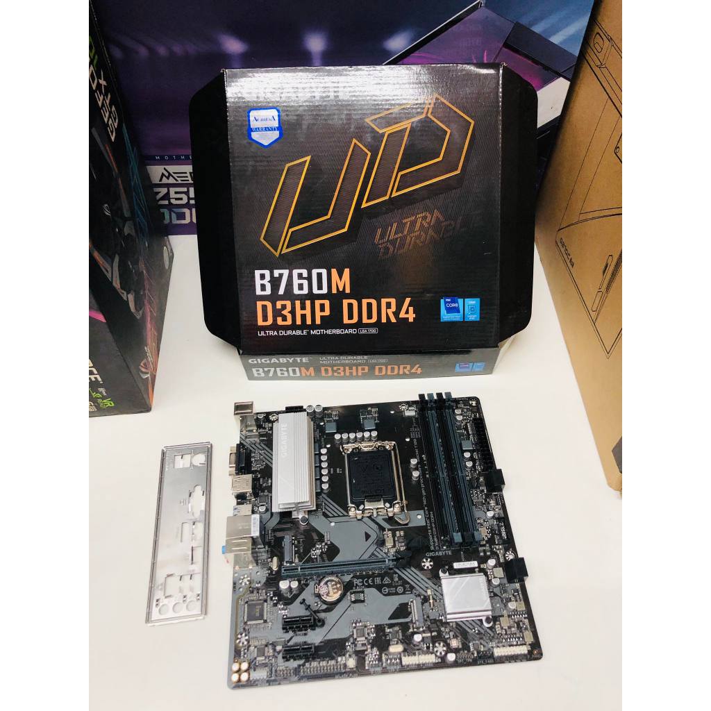 MAINBOARD GIGABYTE B760M DS3H DDR4 (REV. 1.0) (M-ATX) ครบกล่อง  พร้อมใช้งาน **มีตำหนิ