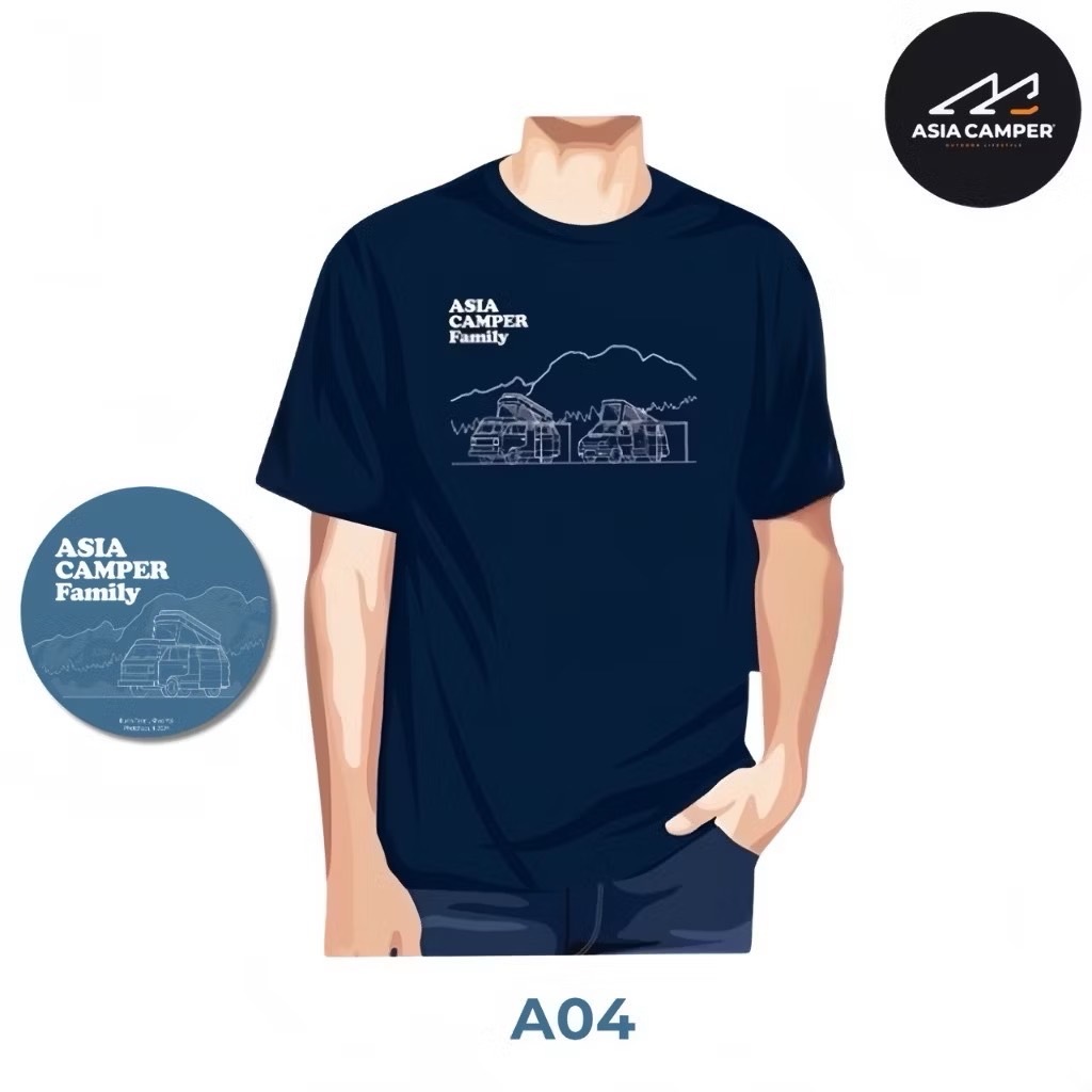 เสื้อยืด Asia Camper Cotton A04