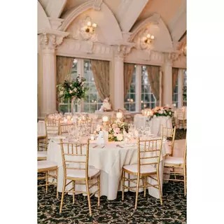 [พร้อมส่ง ราคาถูกสุดๆ] เก้าอี้งานแต่ง พร้อมเบาะ Chiavari ชิวารีมีเบาะ เหล็กพ่นสี หรูหรา ทนทาน WC-01