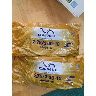 Camel ยางใน ขอบ 10 นิ้ว ยางใน 2.75/3.00-10 จุกงอ