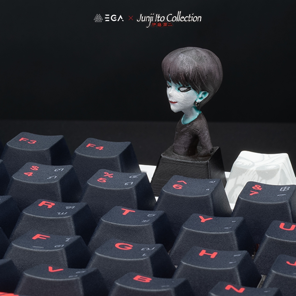 [1 BOX] BLIND BOX Keycap 3D “EGA X JUNJI ITO COLLECTION” กล่องสุ่มคีย์แคป 3D แฮนด์เมดลาย "คลังสยอง" โดยอาจารย์จุนจิอิโต้