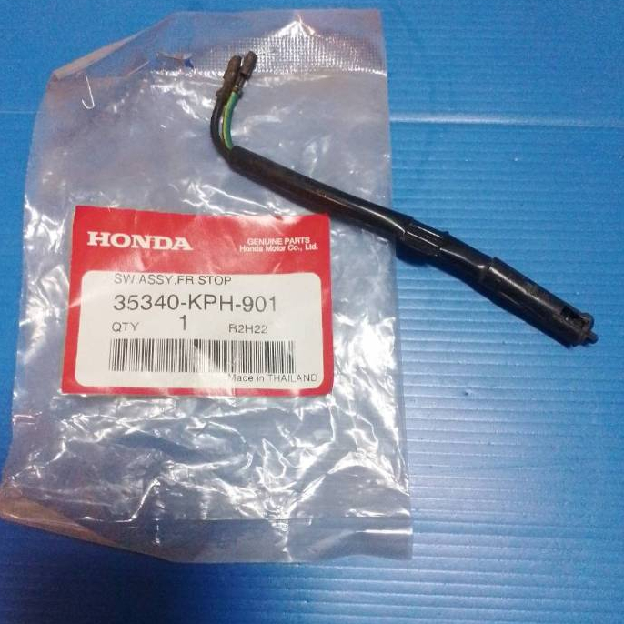 35340-KPH-901 สวิทช์ไฟเบรคหน้า Wave 125 ดั้มหน้า, Click 125i เบรคหลัง สินค้าแท้จากศูนย์