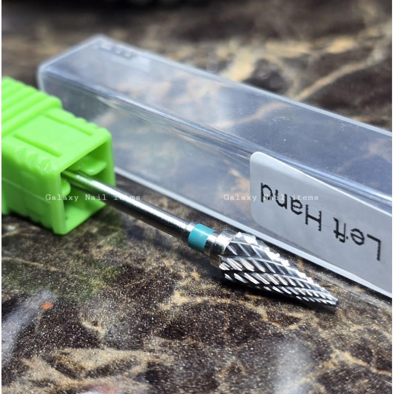 หัวเจียรคาร์ไบด์ทรงร่ม สำหรับช่างถนัดซ้าย left handed carbide nail drill bits - รูปที่ 4