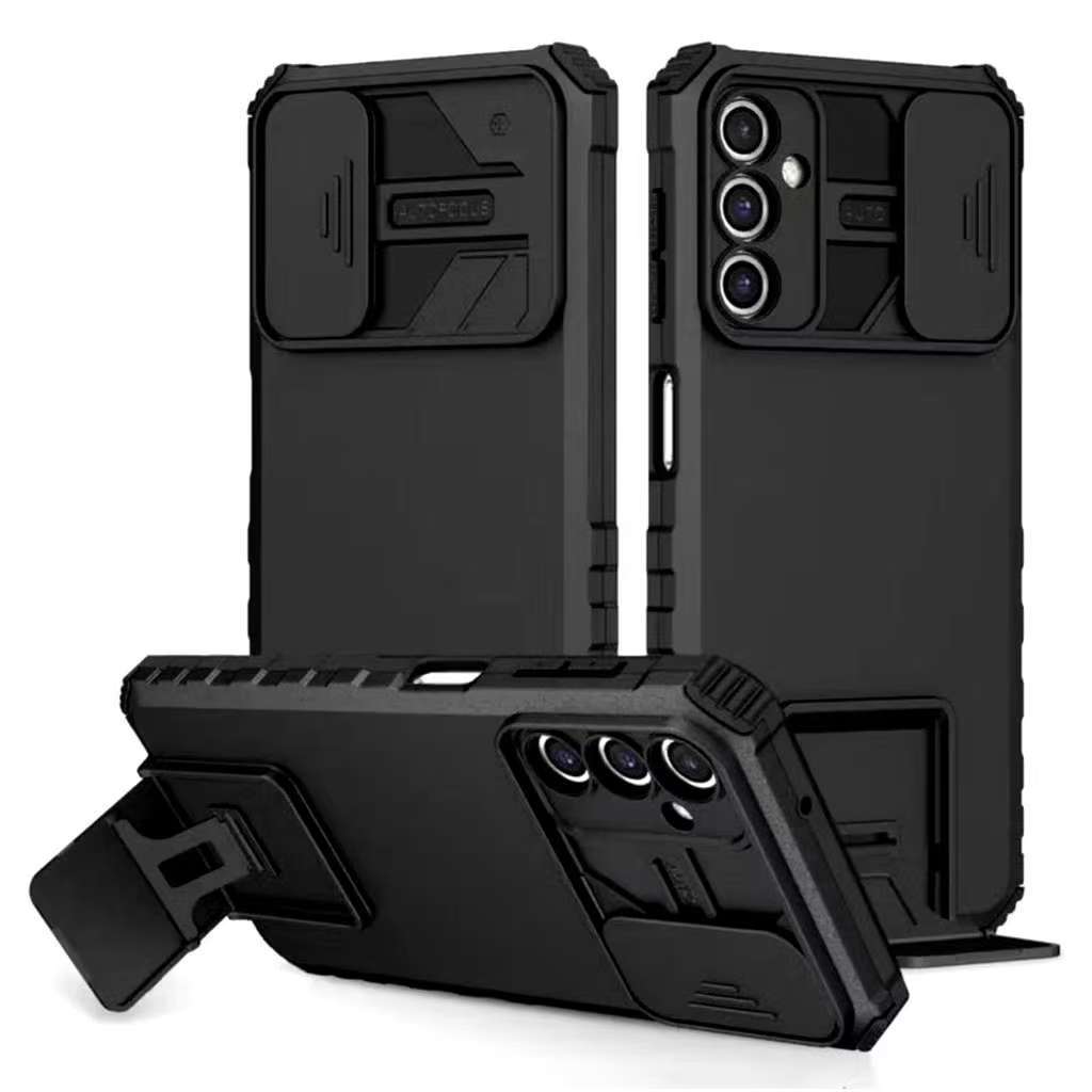 เคสหุ่นยนต์ใหม่ สไลด์กล้อง สำหรับรุ่น Samsung A16 A06 A33 A36 A56 A17 A26 เคสกันกระแทก ขาตั้งสไลค์กล้อง
