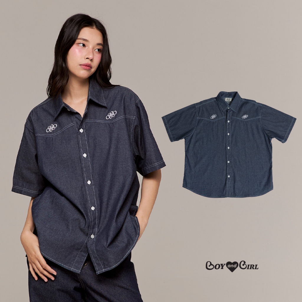 Boy and girl  Western Shirt