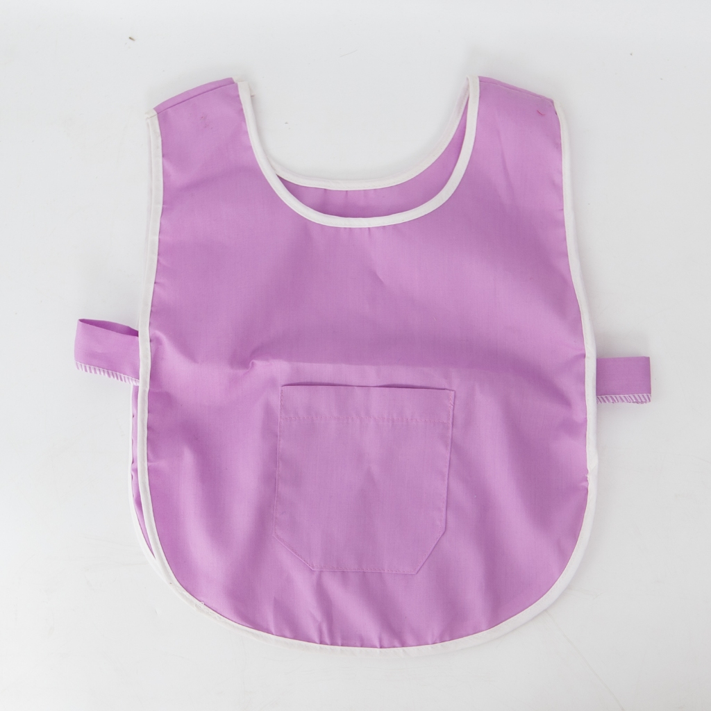 เสื้อกันเปื้อนเด็กอนุบาลผ้าโทเรพร้อมปักชื่อฟรี! สะดวก ใส่สบาย กันหลุดง่าย ราคาคุ้มค่า - รูปที่ 7