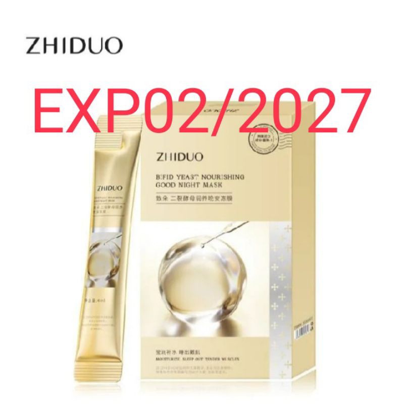 Zhiduo Bifid Yeast Nourishing Good Night ครีมบำรุงผิวหน้าก่อนนอน 1 กล่องมี 20 ชิ้น