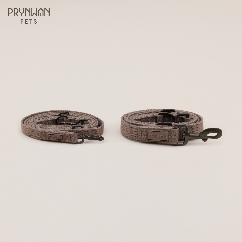 PRYNWAN Pets - Dog Leash Tone On Tone สายจูง สัตว์เลี้ยง สีเทา