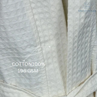 [FH] ชุดคลุมอาบน้ำรังผึ้ง cotton100% ซับน้ำดี มีทั้งหมด4สี