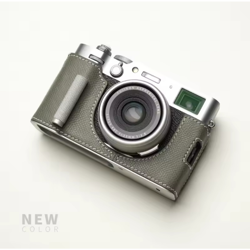 MR. Stone เคสหนังแท้สำหรับ Fujifilm X100VI เคสพร้อมกริ้ปกล้องฟูจิ X100VI