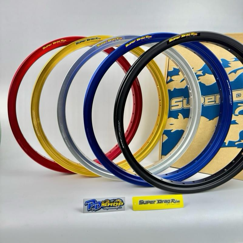 วงล้อ Super Drag Rim ทรง A สีล้วน (ยิงทราย)  1.40-17 (2 วง)