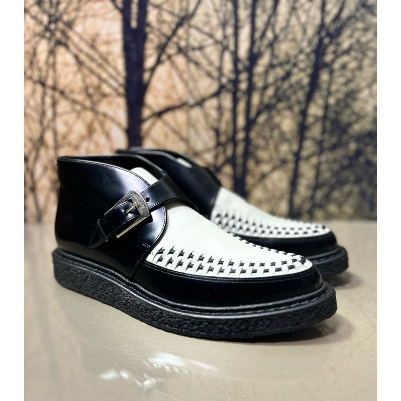 saint laurent two tone creeper shoes made in italy