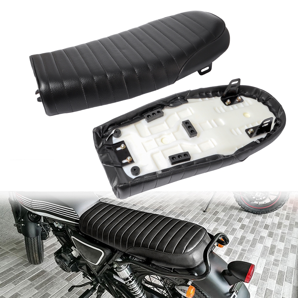 Alabama เบาะที่นั่งรถจักรยานยนต์ หนัง Pu สไตล์วินเทจ สําหรับ Honda Cg125 Gn Cg Cb400Ss'