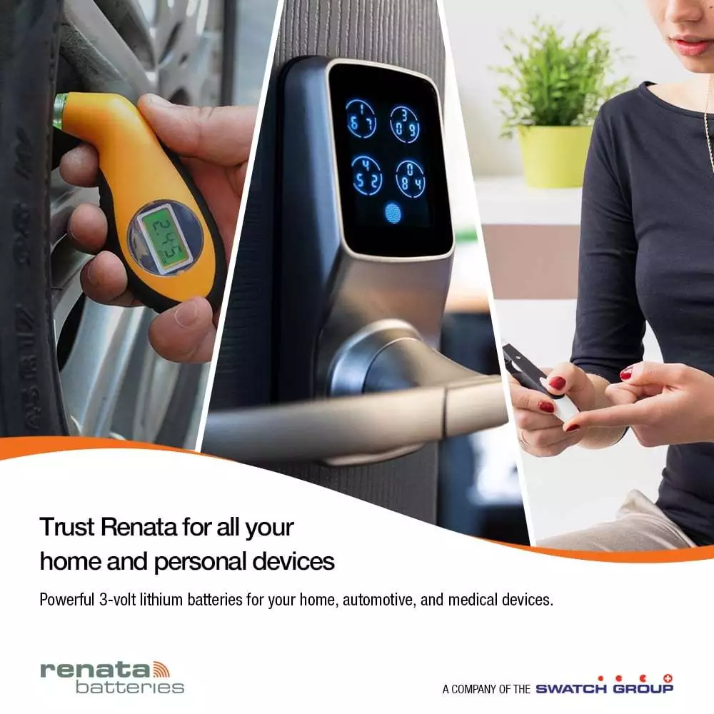 ถ่านกระดุม RENATA CR2032 / CR2025 / CR2016 3V thumbnail 6