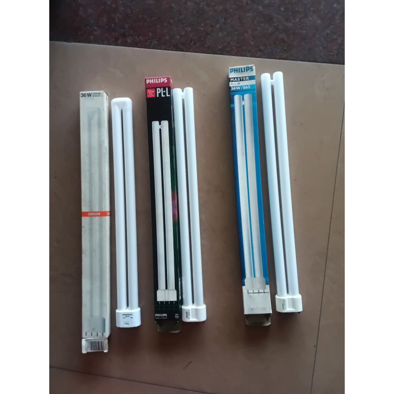 หลอดเสียบ4P36W/840คูลวอมไวท์สิ้นค้านำเข้าHOllandสีขาวเหลืองมีสีขาว/865