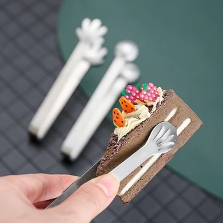 🧊 ที่หนีบสแตนเลสขนาดเล็ก คีบน้ำตาล หนีบน้ำแข็ง ขนม ผลไม้ น้ำตาลก้อน จับแน่นและถนัดมือ ที่คีบจิ๋ว