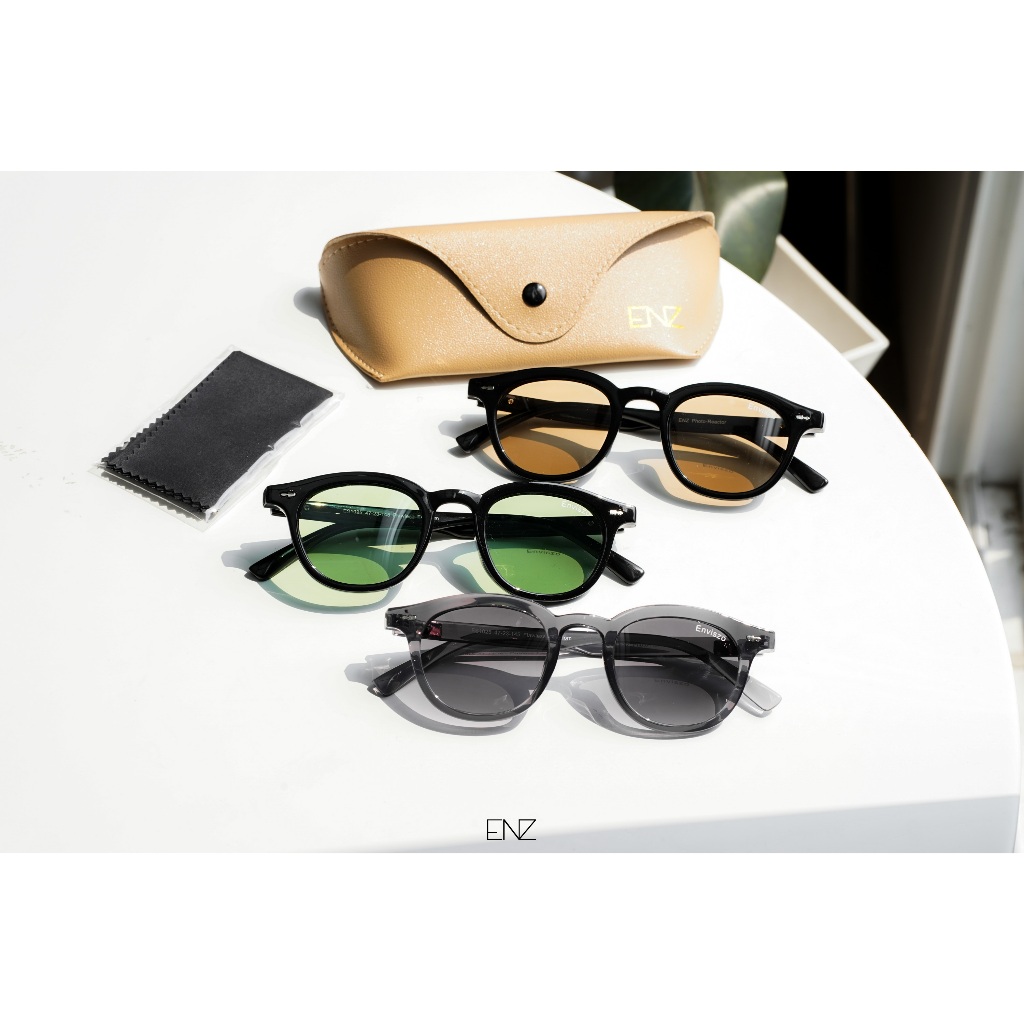 ENVISZO ES1025 Flawless Freedom แว่นกันแดด Auto ปรับแสง Polarized ตัดแสงสะท้อน กันUV100% พร้อมกล่องและผ้า