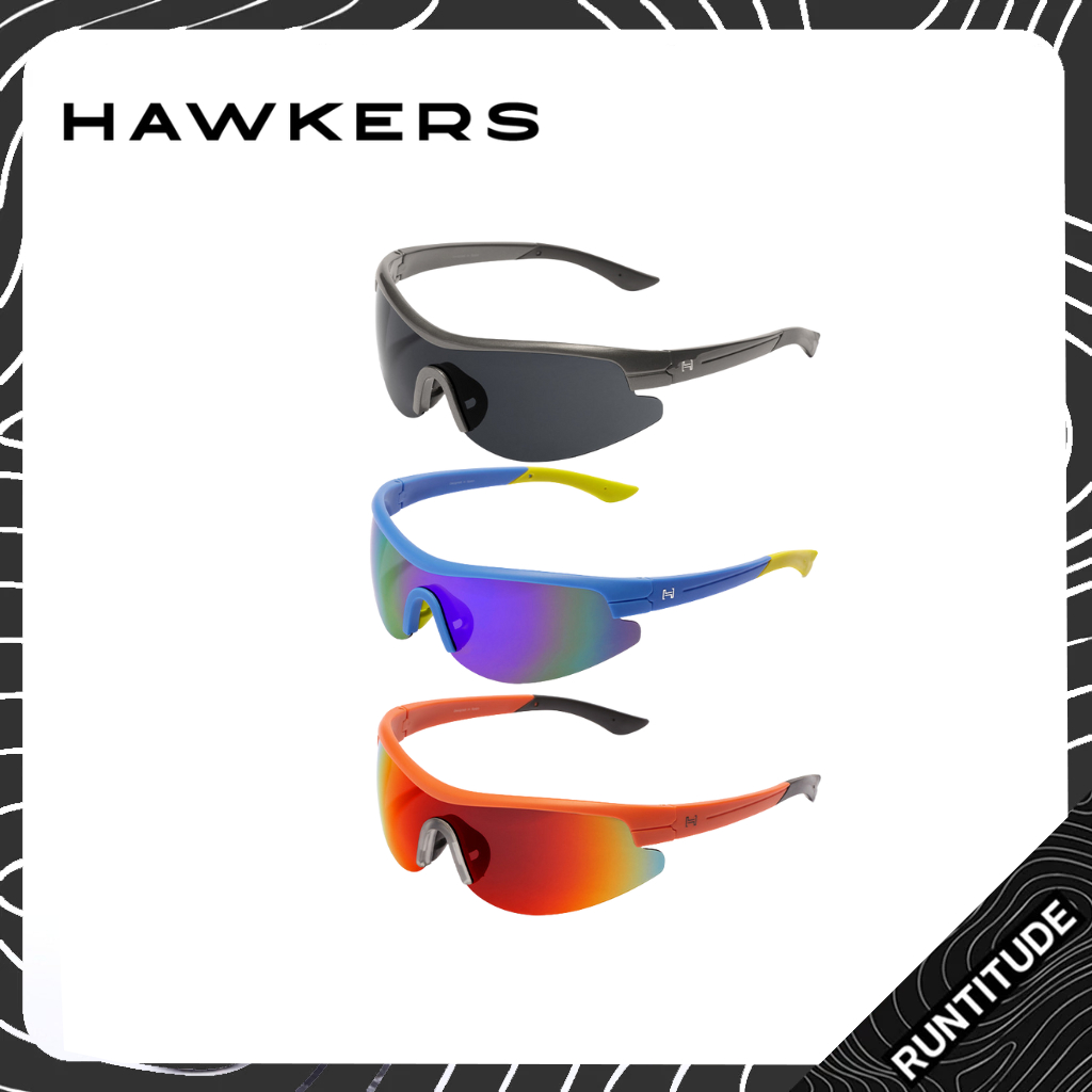 HAWKERS Polarized รุ่น Active แว่นกันแดดยูนิเซ็กซ์ เลนส์โพลาไรซ์ กันแสงจ้า ใส่สบาย