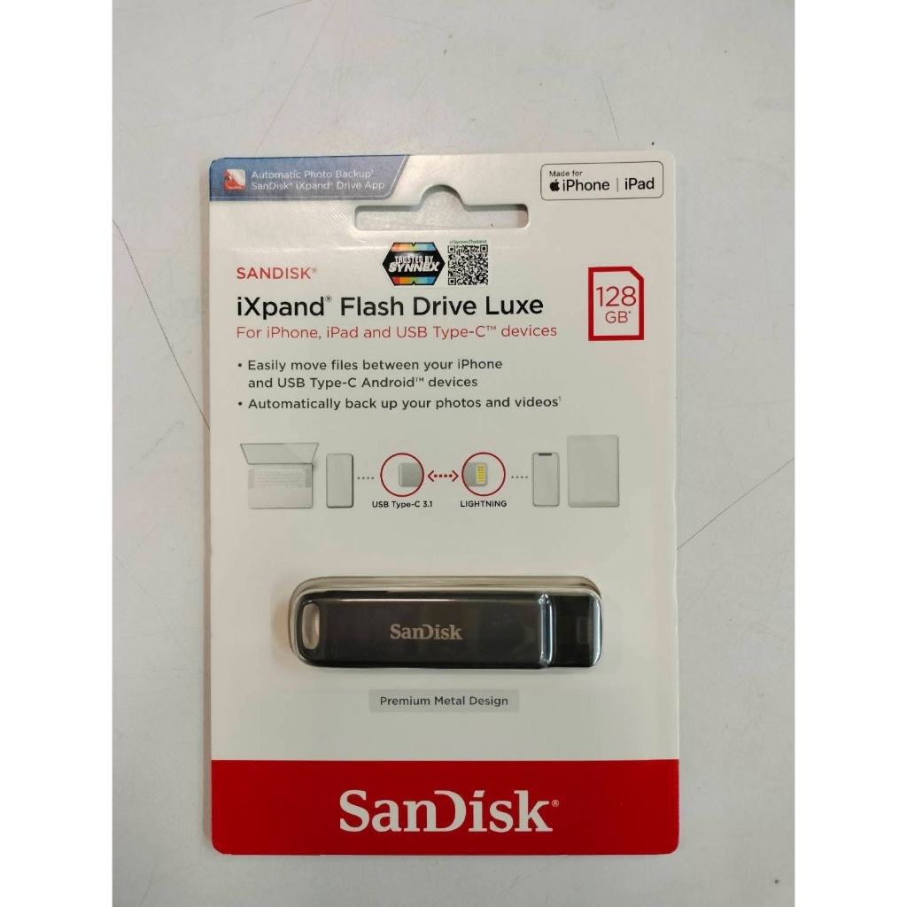 แฟลชไดร์ฟ SanDisk iXpand Luxe 128GB