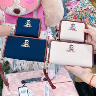 กระเป๋าสตางค์ซิปรอบ TTWN BEAR ใบสั้นและใบยาว ผ้าไนลอน สกรีนห…