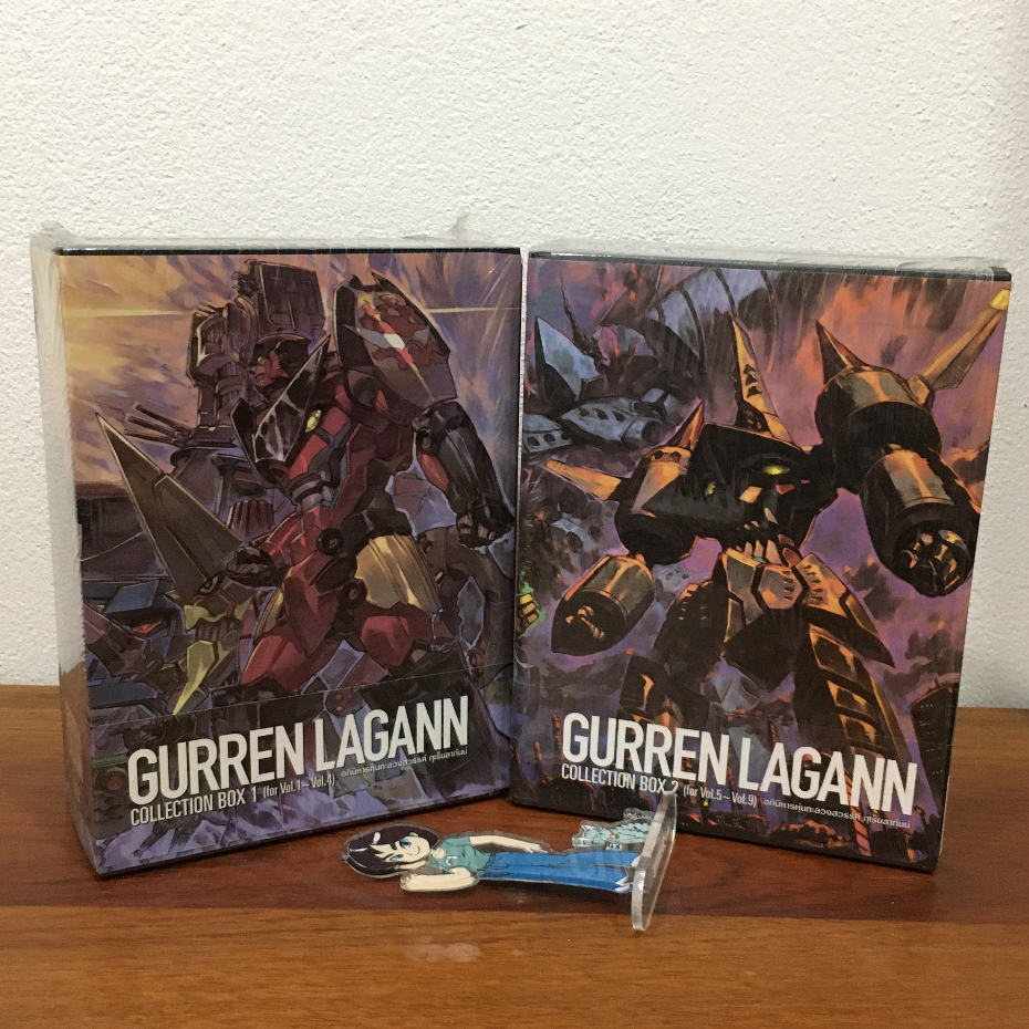 (มือสอง) DVD GURREN LAGANN Boxset Vol.1-2 แผ่น 1-9 ครบชุด + Original Soundtrack 2แผ่น ลิขสิทธิ์แท้