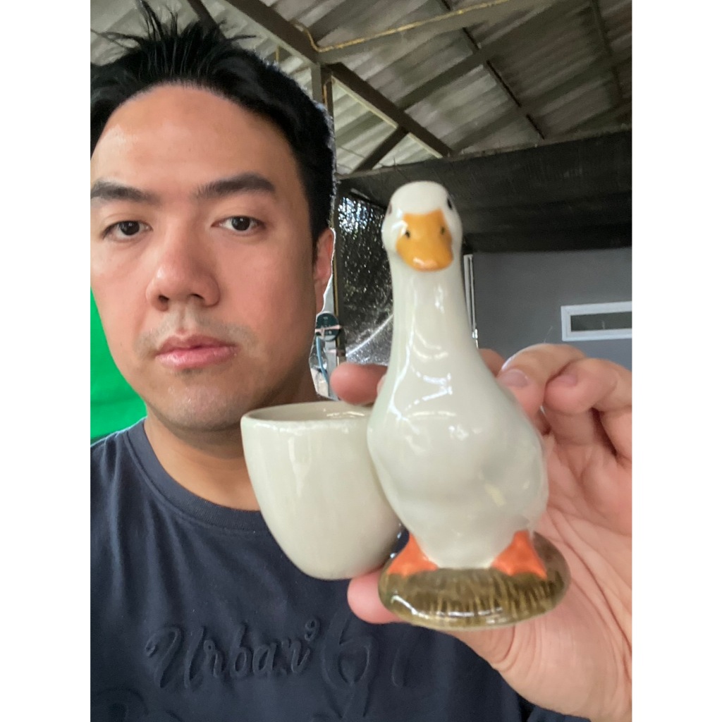 ที่วางไข่ลวก ที่วางไข่ต้ม เซรามิค ขนาด 4x3.5นิ้ว ตกแต่งบ้าน เครื่องครัว กระถางสัตว์ ลายเป็ด ออกใบกำกับภาษีได้ รหัส13468