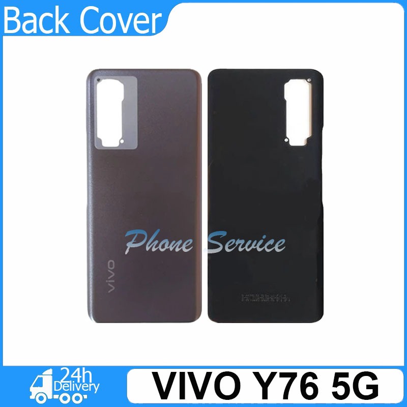 ฝาหลัง (back cover) กระจกด้านหลัง สําหรับ VIVO Y76 5G ไม่มีเลนส์