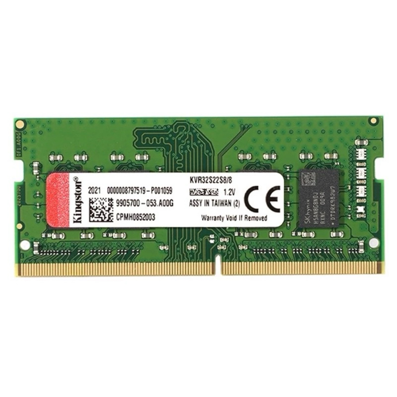 RAM  notebook kingston ddr4 bus3200 8gb (KVR32S22S8/8) ประกันตลอดอายุการใช้งาน