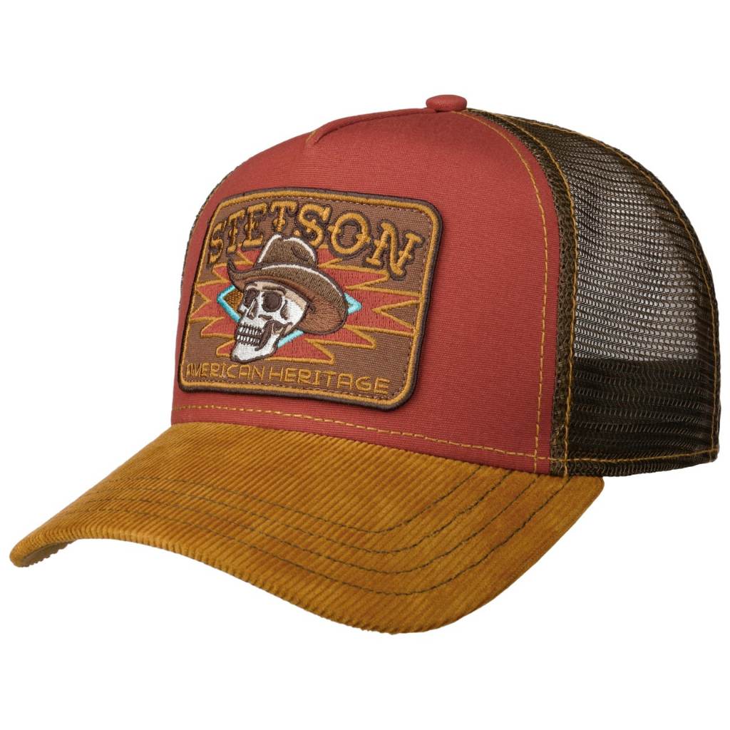 หมวก STETSON COWBOY SKULL TRUCKER CAP ของใหม่ แท้ 100% ****PTC-MART***