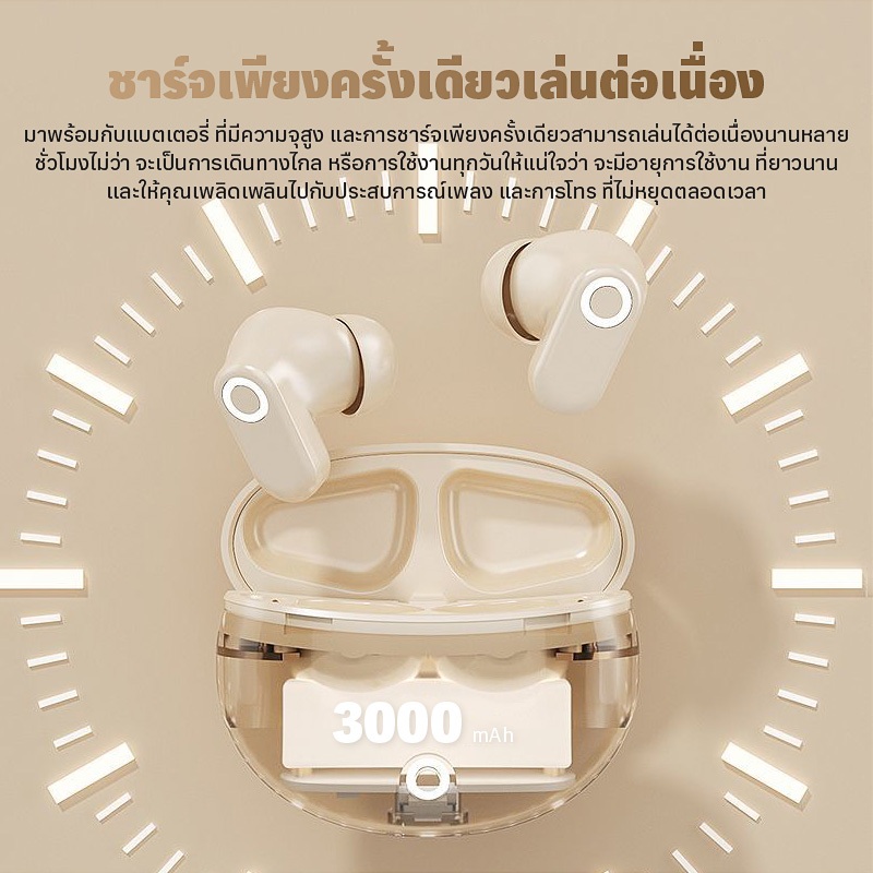 【สินค้ามาใหม่】J16  Active Noise Cancelling หูฟังบลูทูธอัจฉริยะแบบไดนามิก ANC J16 เบสหนัก พร้อมไมโครโฟน