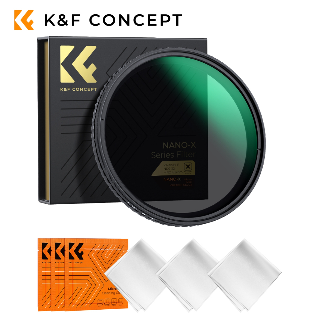 K&F CONCEPT 37mm Adjustable ND Filter ND2-32 Filter ND Two-in-one Filter