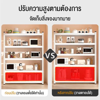 ชั้นวางของ ชั้นเหล็กวางของ 6/5/4/3 ชั้น ชั้นวางของชั้นเหล็ก ชั้นเหล็ก สแตนเลส รับน้ำหนัก 400KG