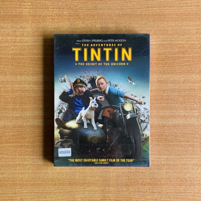 DVD : The Adventures of Tintin (2011) การผจญภัยของตินติน [มือ 1 ปกสวม] Steven Spielberg / ดีวีดี หนั