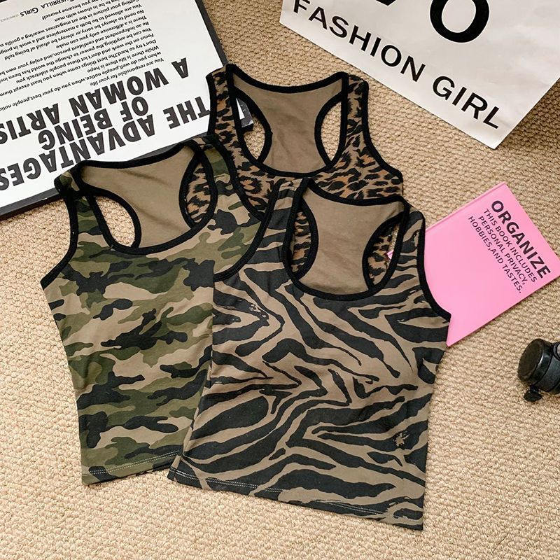 เสื้อกั๊ก เสื้อกล้ามวินเทจ งานขอบ ผ้ายืดได้ เข้ากับหลักหลายสไตล์ หน้าร้อนต้องมี#0305 - รูปที่ 2