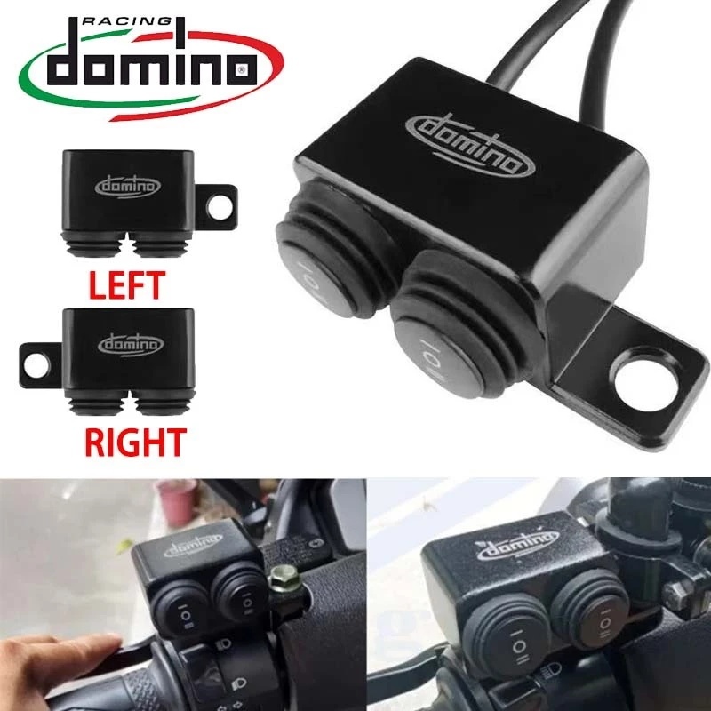 สวิตช์ 3 ทางแบบ Domino TRI สวิตช์ติดกระจก กันน้ำ สากล สำหรับไฟขับรถขนาดเล็ก