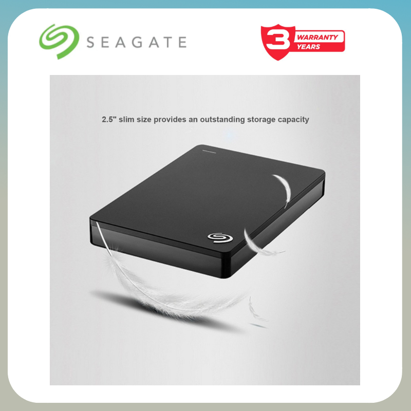 Storage tools！Seagate Backup Slim พร้อม USB3.0 1TB/2TB/4TB, Seagate Original ฮาร์ดไดรฟ์ภายนอก