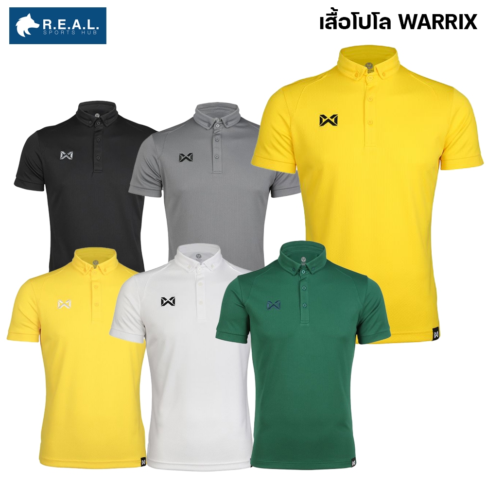 💸ลด65.-ใส่โค้ดTHIKWX1N💸เสื้อโปโล WARRIX วอริกซ์ รุ่น Bubble WA-3324 ของแท้ (สีดำ/ขาว/เทา/เขียว/เหลือ