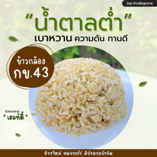 ข้าวกล้อง กข43 น้ำตาลต่ำ ขนาด 5 กิโลกรัม ตรามีสุข