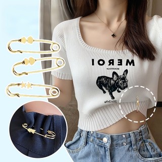 ในไทย-พร้อมส่ง✨เข็มกลัด ปรับเอวกางเกง ปรับขนาดเอว สำหรับผู้หญิง แบบพกพา-Move