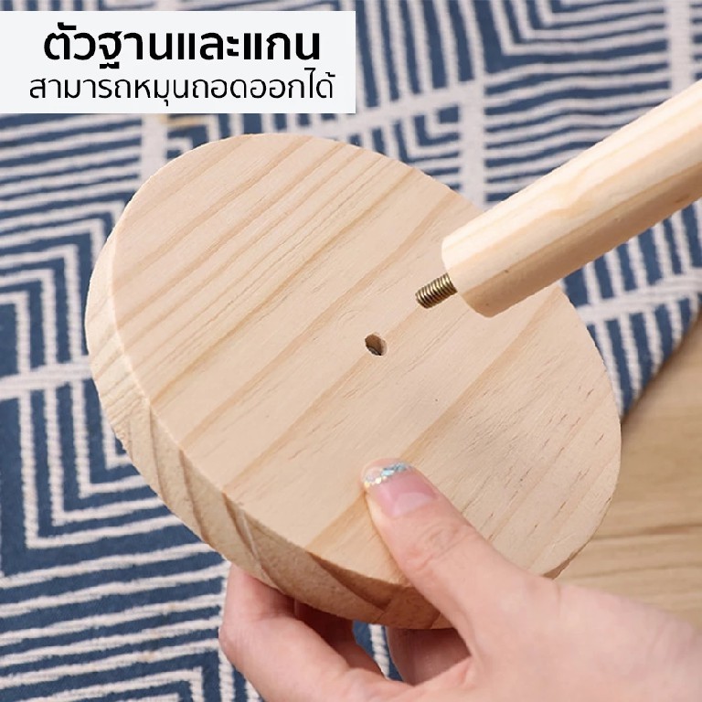 แกนใส่กระดาษทิชชู่ ที่ใส่ทิชชู่  ที่วางกระดาษทิชชูไม้เนื้อแข็ง เหมาะสำหรับโต๊ะอาหาร ห้องครัว กระดาษทิชชู่ซับมัน ราคา ถูกที่สุด ดีลบีเคเค แกลเลอรีภาพที่ 4