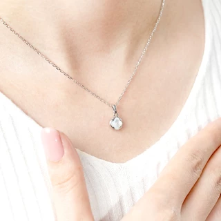 Aurora Diamond สร้อยคอ Mother of Pearl Collection เงินเเท้ 92.5% ( DNPL006 )