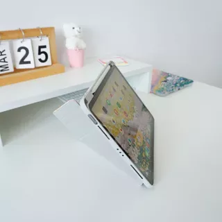 LAONGMOON เคสไอแพดแกน Y ฝาพับลาย พิมพ์ลาย Summer Collection ipad case เคส iPad ใส่ปากกาได้ แบบพับ