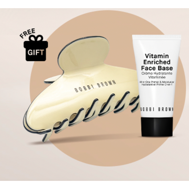 White Hair Clip  B0bbi brown