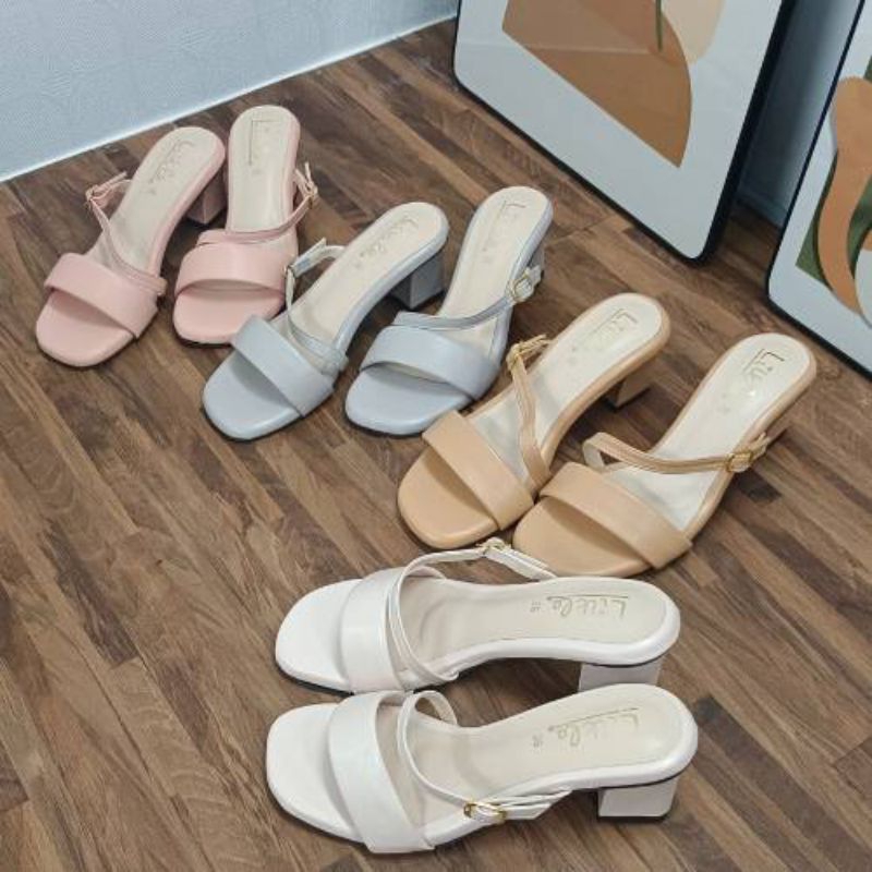 งานผลิต แบรนด์LT Design รองเท้าส้นสูง2นิ้ว Luxury สวยหรู สวมใส่นุ่มสบาย รุ่น LT-020