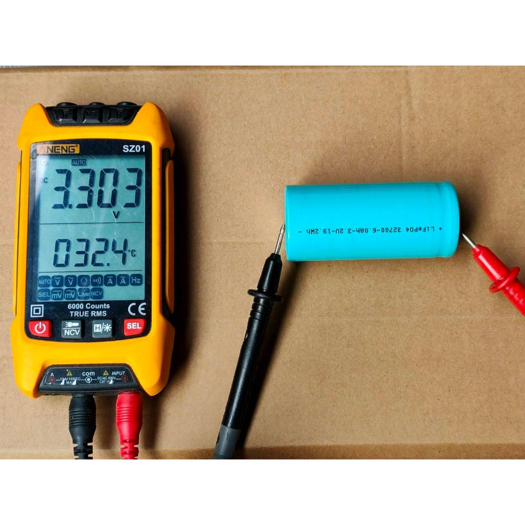 แบตเตอรี่ LiFePO4 32700 3.2V 6000mAh ลิเธียมฟอสเฟต ของใหม่พร้อมส่งทันที