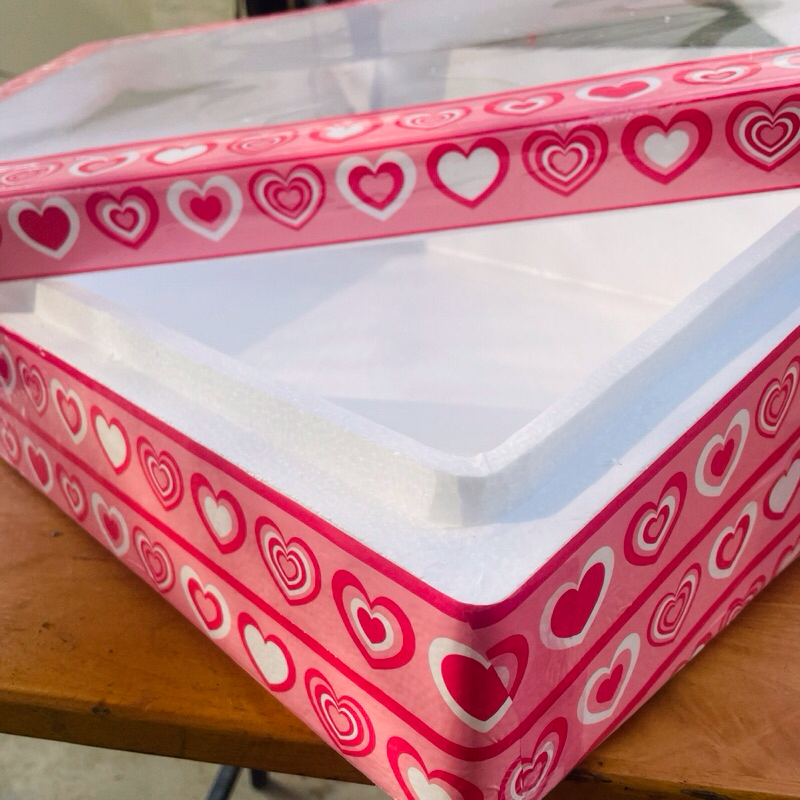 ลังโฟมแฟนซีอเนกประสงค์🥰ลายหัวใจ - รูปที่ 3