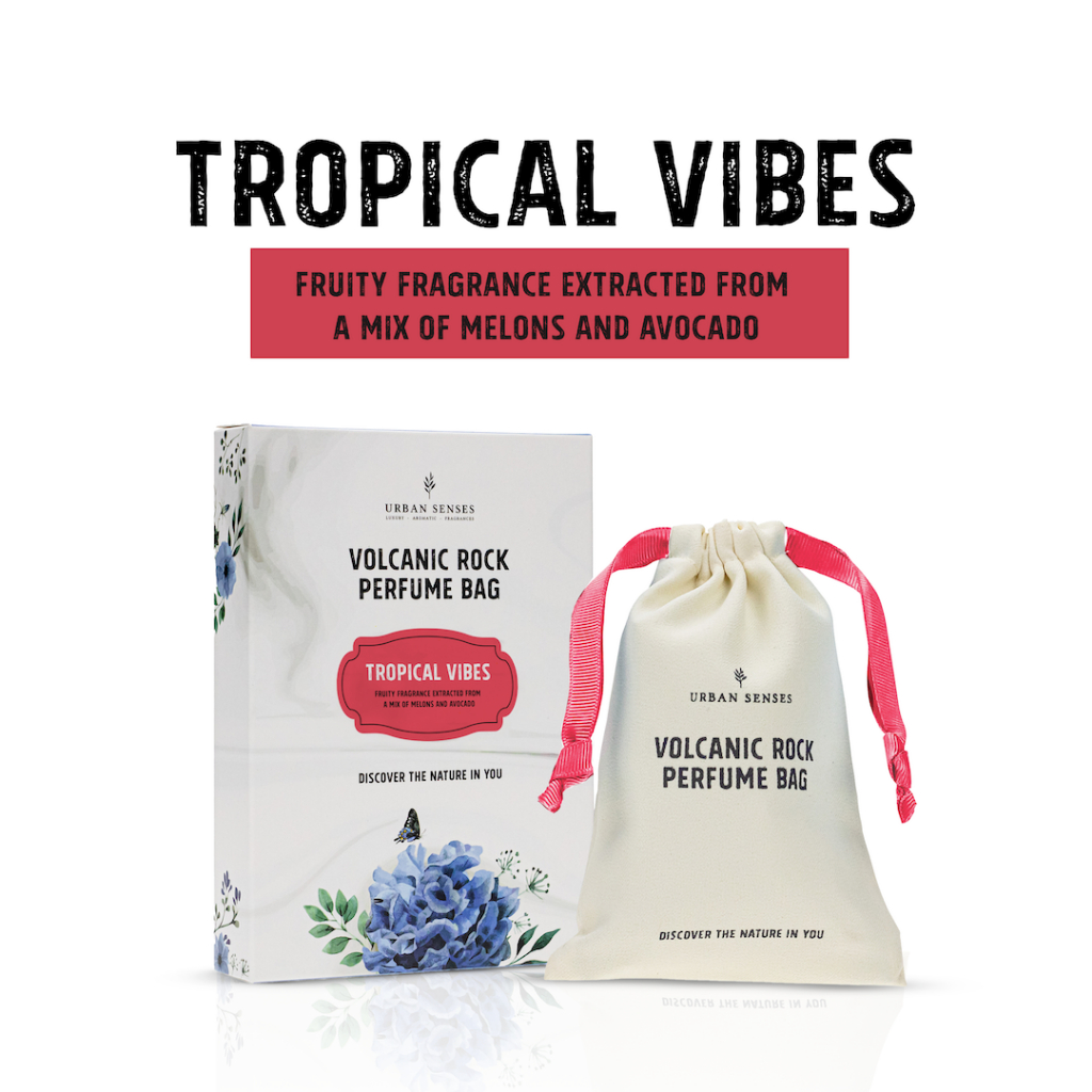 ถุงหอมดับกลิ่น ถุงหอมปรับอากาศ กลิ่นธรรมชาติ Urban Senses Aromatic Perfume Bag - Tropical Vibes